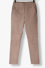 Ibana Colette leren broek taupe maat 40, Ophalen of Verzenden, Zo goed als nieuw, Maat 38/40 (M), Beige