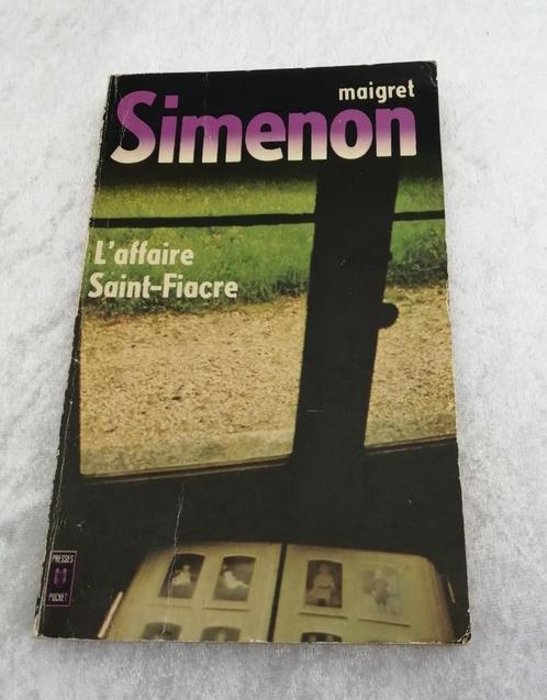 Maigret. L'affaire Saint-Fiacre  Simenon  Uit: 1976?, Boeken, Taal | Frans, Gelezen, Ophalen of Verzenden
