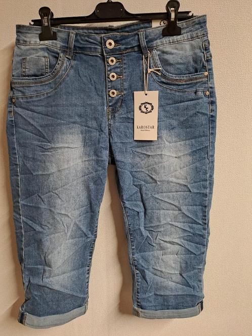Karostar jeans capri, Kleding | Dames, Spijkerbroeken en Jeans, Nieuw, Overige kleuren, Ophalen of Verzenden