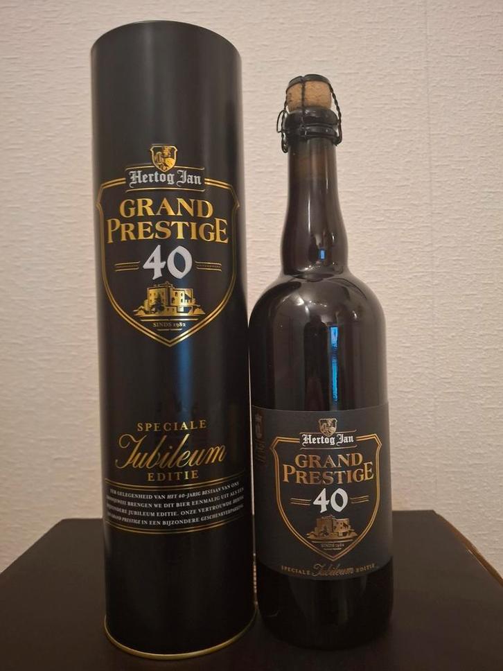 Hertog Jan Grand Prestige 40 jaar Jubileum Editie, Verzamelen, Biermerken, Nieuw, Flesje(s), Hertog Jan, Ophalen of Verzenden