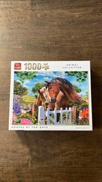 King puzzel - paarden 1000 stukjes, Ophalen of Verzenden, 500 t/m 1500 stukjes, Zo goed als nieuw, Legpuzzel