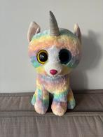 Ty knuffel Beanie Boo Heather kat 40 cm!!!, Ophalen of Verzenden, Gebruikt, Poes
