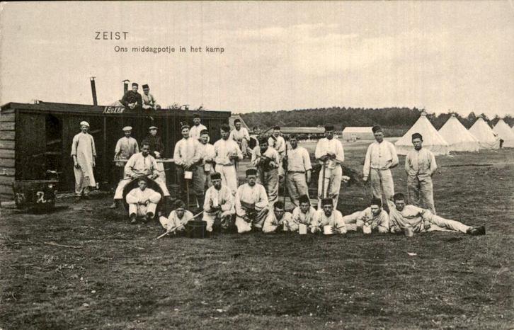 Zeist - Middagpotje Kamp, Verzamelen, Ansichtkaarten | Nederland, Ongelopen, Utrecht, Voor 1920, Ophalen of Verzenden