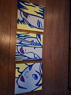 Popart drieluik, Ophalen