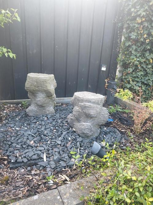 Waterpartij fontein stenen, Tuin en Terras, Waterpartijen en Fonteinen, Gebruikt, Waterornament, Ophalen