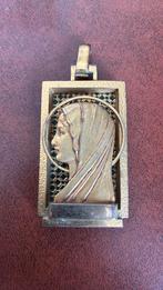 Hanger brons Maria A. Augus gesigneerd Frankrijk, Overige materialen, Gebruikt, Overige voorstellingen, Ophalen of Verzenden