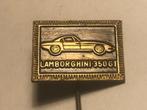 Metalen LAMBORGHINI 350 GT AUTOMODEL Speld (Zwart/Messingkl), Verzamelen, Speldjes, Pins en Buttons, Verzenden, Zo goed als nieuw
