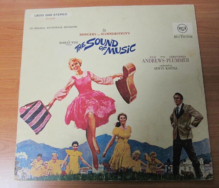 LP "Sound of music" met foto's, Cd's en Dvd's, Vinyl | Pop, Gebruikt, 1960 tot 1980, 10 inch, Ophalen of Verzenden