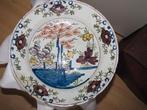 Delft gekleurd bord, Antiek en Kunst, Verzenden