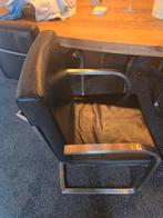 6 leren stoelen, Ophalen of Verzenden, Zo goed als nieuw