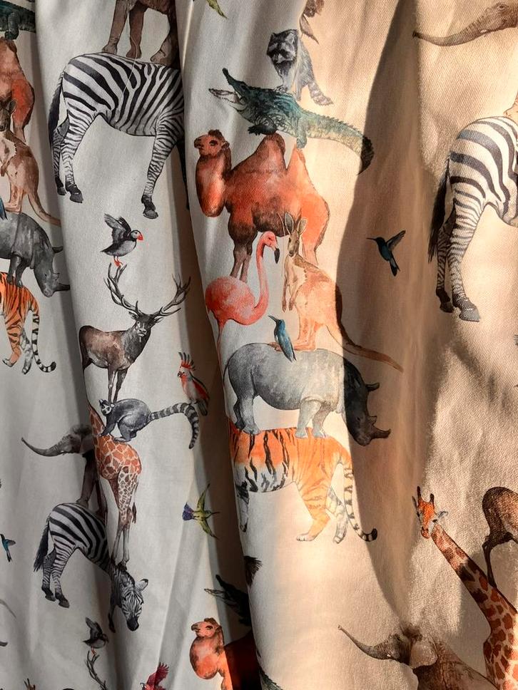 Stof / gordijnen, Huis en Inrichting, Stoffering | Gordijnen en Lamellen, Nieuw, 100 tot 150 cm, 100 tot 150 cm, Overige kleuren