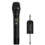 W1 UHF draadloos microfoonsysteem Handheld LED-microfoon UHF, Verzenden, Zo goed als nieuw, Zangmicrofoon, Draadloos