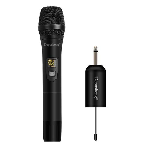 W1 UHF draadloos microfoonsysteem Handheld LED-microfoon UHF, Muziek en Instrumenten, Microfoons, Zo goed als nieuw, Zangmicrofoon