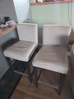 Bergmund barkruk met rugleuning - zithoogte 62cm, Ophalen, Met voetsteun, 60 tot 90 cm, Zo goed als nieuw