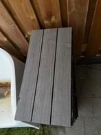 Terras tegels/vlonders 60x30 cm - Houtcomposiet Grijs, Ophalen, Gebruikt, Composiet