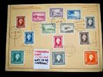 424 INDIE NOODSTEMPEL MINANGKABAU-KAMP, Verzenden, Briefkaart