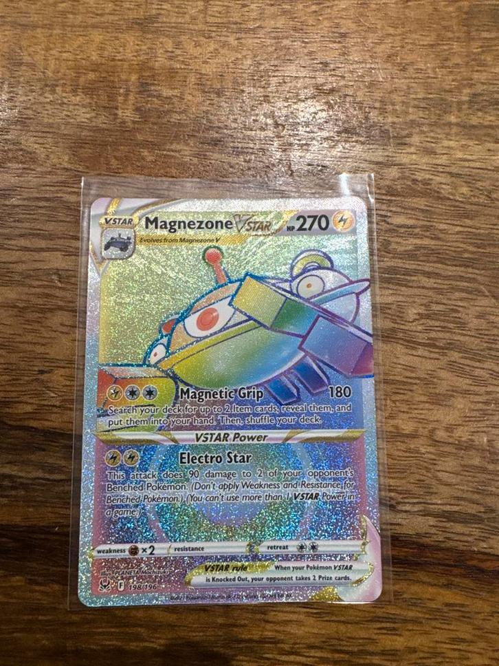 Magnezone VSTAR 198/196 - Lost Origin- Zeldzame Pokémonkaart, Hobby en Vrije tijd, Verzamelkaartspellen | Pokémon, Zo goed als nieuw