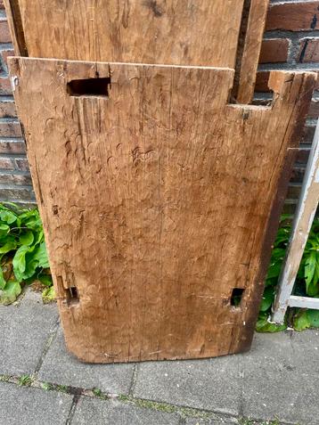 Twee antieke 5cm dikke massieve houten panelen beschikbaar voor biedingen