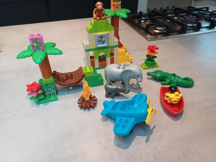Duplo Jungle Set 10804, Kinderen en Baby's, Speelgoed | Duplo en Lego, Gebruikt, Duplo, Ophalen of Verzenden
