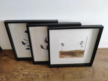 3x Ribba fotolijst zwart 50 x 50 beschikbaar voor biedingen