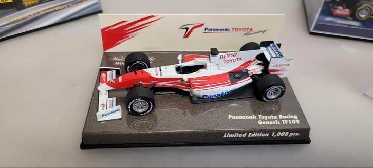 Minichamps Toyota Racing Generic TF109, Hobby en Vrije tijd, Modelauto's | 1:43, Zo goed als nieuw, Auto, MiniChamps, Ophalen of Verzenden
