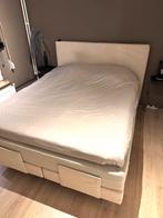 Swiss Sense boxspring elektrisch, Huis en Inrichting, Slaapkamer | Boxsprings, Ophalen, Gebruikt, Beige, Tweepersoons