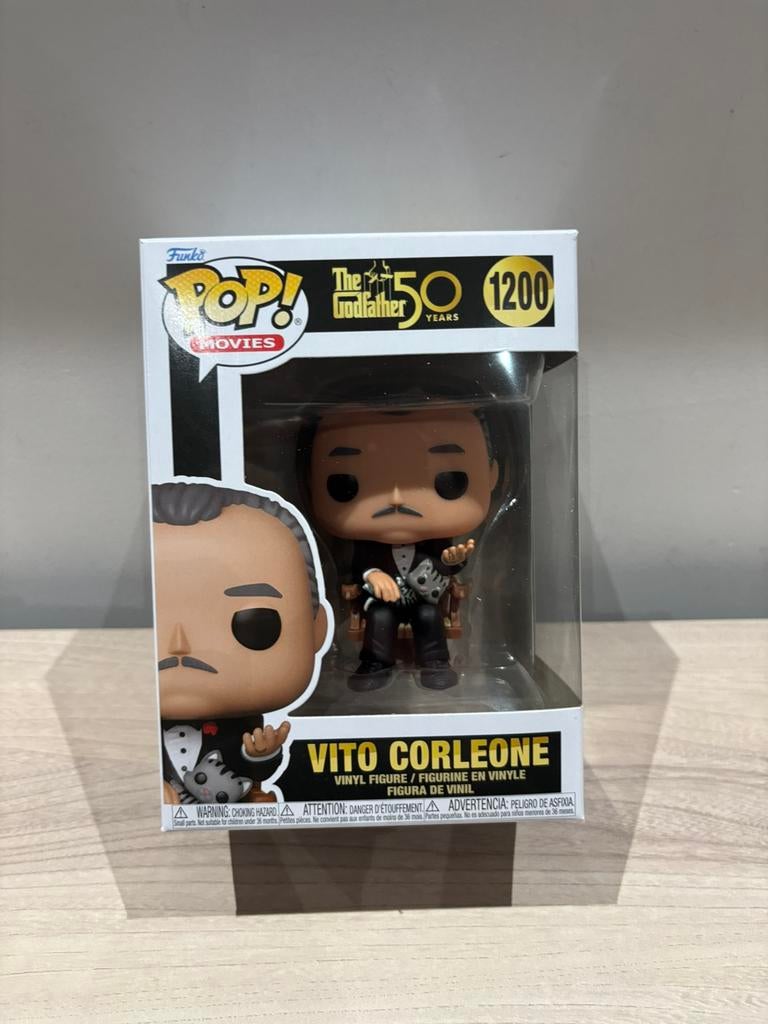 Funko Pop! Vito Corleone #1200 – The Godfather 50 Years Mint, Funko Europe, Ophalen of Verzenden, Zo goed als nieuw, 4th floor, 1 Queen Caroline St, London W6 9YN, Verenigd Koninkrijk
