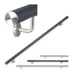 Trapleuning aluminium antraciet 2 meter, Ophalen, Nieuw
