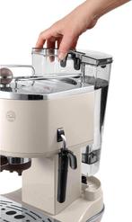 DeLonghi espresso en cappuccino machine, Ophalen, Zo goed als nieuw, Gemalen koffie, Stoompijpje