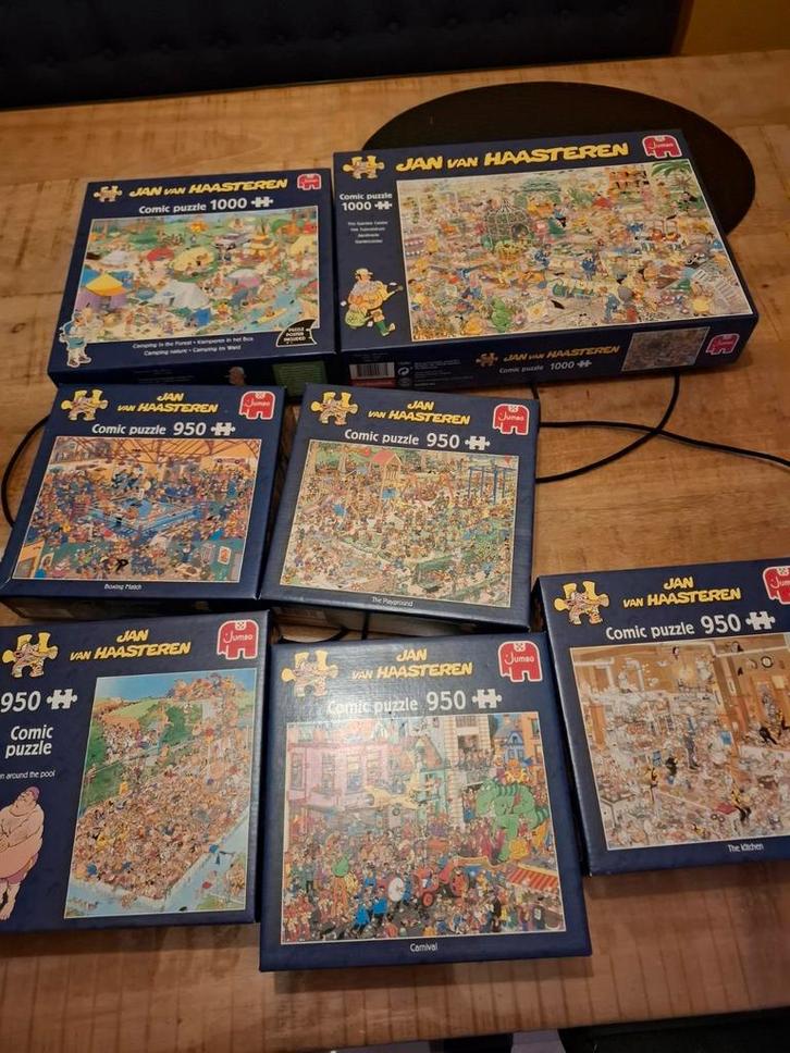 Jan van Haasteren  puzzels., Hobby en Vrije tijd, Denksport en Puzzels, Zo goed als nieuw, 500 t/m 1500 stukjes, Ophalen of Verzenden