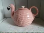 Theepot Kraanvogel roze, Overige typen, Ophalen of Verzenden, Zo goed als nieuw, Overige stijlen
