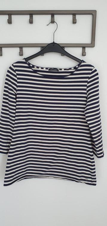 Blauwe/ witte longsleeve Marc O' Polo maat M beschikbaar voor biedingen