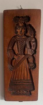 antieke dubbele speculaasplank man vrouw, Ophalen of Verzenden