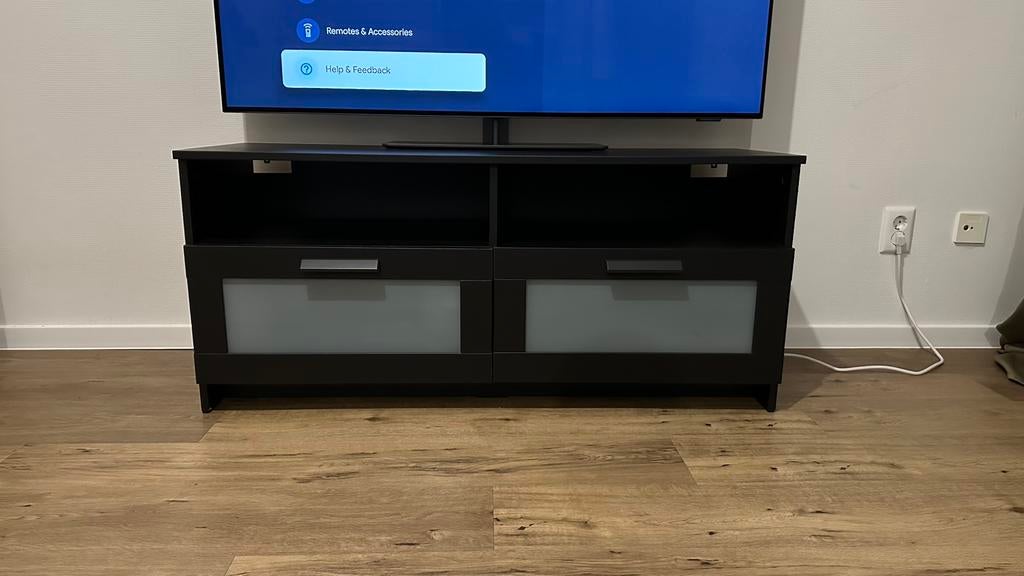 IKEA BRIMNES TV Meubel, Huis en Inrichting, Kasten | Televisiemeubels, Ophalen, 100 tot 150 cm, Zo goed als nieuw, Minder dan 100 cm