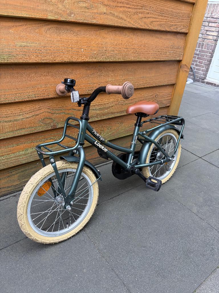 Loeki 16" meisjesfiets, Fietsen en Brommers, Ophalen, Gebruikt, 16 inch, Loekie