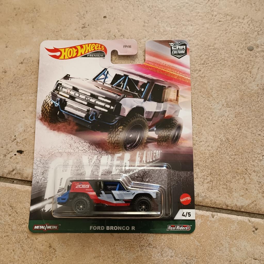 Hot Wheels Premium Car Culture Hyper Hauler Ford Bronco R, Ophalen of Verzenden, Nieuw, Auto