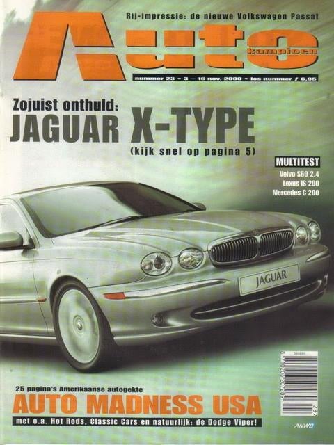 Autokampioen 23 2000: Volvo S60 2.4 - Lexus IS200 - Mercedes, Boeken, Auto's | Folders en Tijdschriften, Ophalen of Verzenden