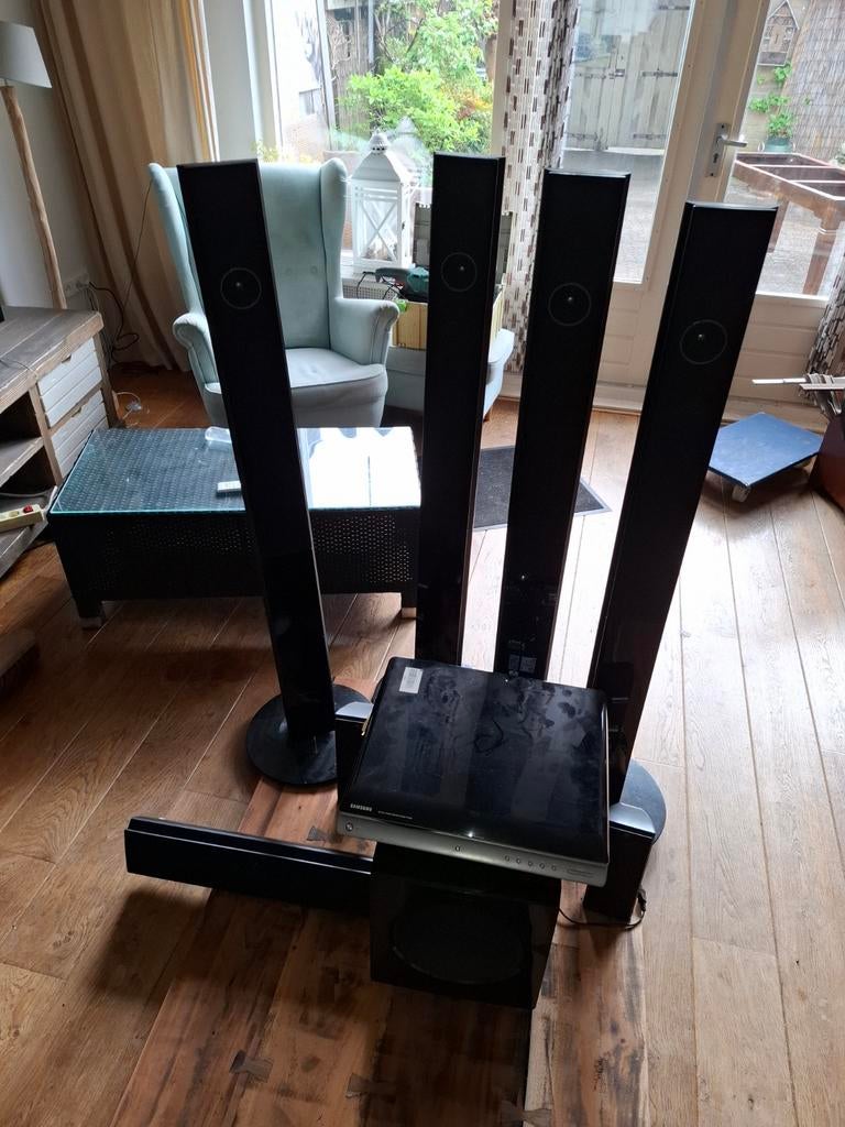 Samsung HT-BD2 Blu-ray Home Cinema Systeem, Gebruikt, Blu-ray-speler, 70 watt of meer, Ophalen of Verzenden