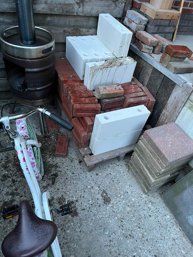 Metsel stenen, Ophalen, 60 cm of meer, Keramiek, Minder dan 20 cm