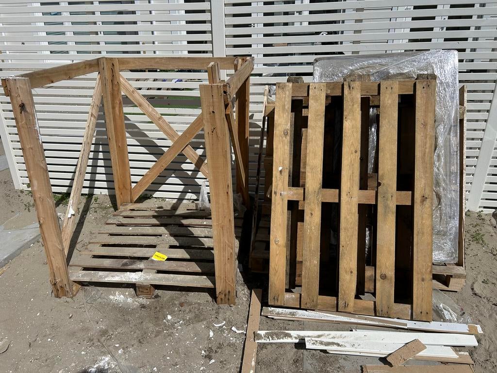 Pallets en resthout, Gebruikt, 25 tot 50 mm, Ophalen of Verzenden, Pallet