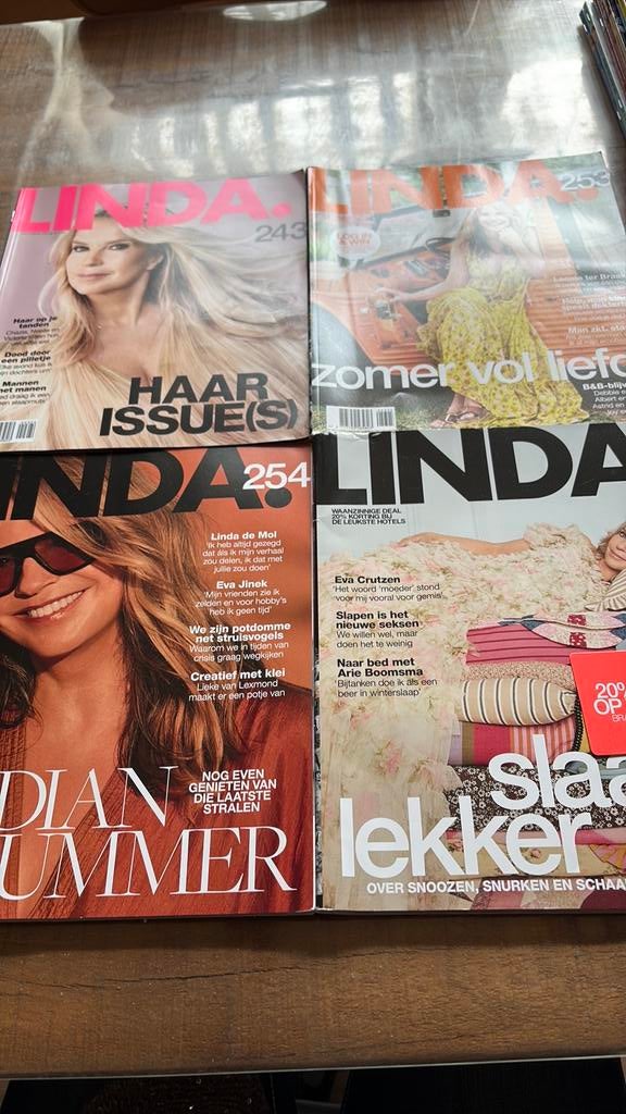 4 x linda, Boeken, Ophalen of Verzenden, Zo goed als nieuw, Damesbladen