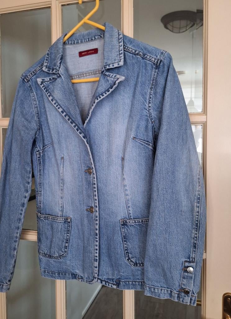 New Look spijkerjasje heel leuk, Ophalen of Verzenden, Zo goed als nieuw, Maat 46/48 (XL) of groter, Blauw