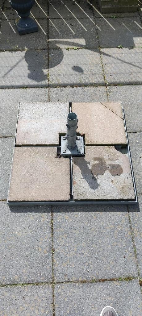 Parasol voet voor grote parasol, Ophalen, Gebruikt, Kantelbaar, Parasolvoet