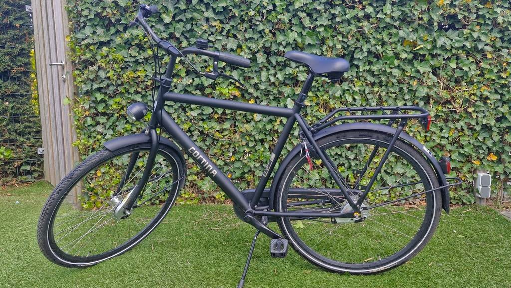 Cortina herenfiets zwart, 28 inch, 3 versnellingen, Ophalen
