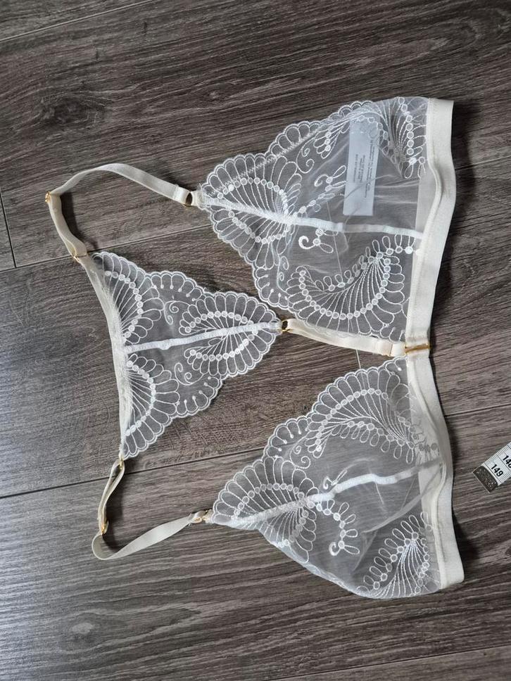 Hunkemöller Bralette, kleur creme, maat XL, Kleding | Dames, Ondergoed en Lingerie, BH, Overige kleuren, Ophalen of Verzenden