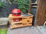Kamado Joe Classic 3 met meubel en accessoires, Ophalen, Zo goed als nieuw, Met accessoires