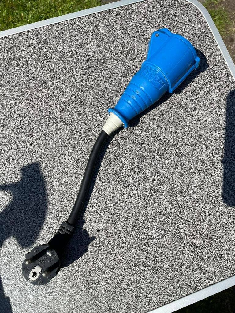 Euro stekker aansluiting caravan Totale lengte 35 cm, Ophalen of Verzenden, Zo goed als nieuw