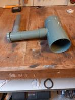 PVC regenwaterton aansluiting 8 cm. Met afsluiter, Ophalen, Afvoer, Gebruikt, Pvc