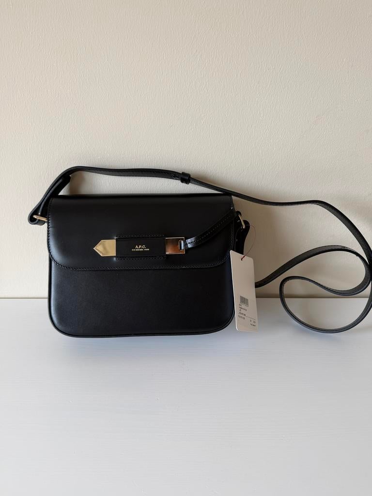 APC tas - zwart leer - NIEUW!, Ophalen of Verzenden, Zo goed als nieuw, Zwart, Leer