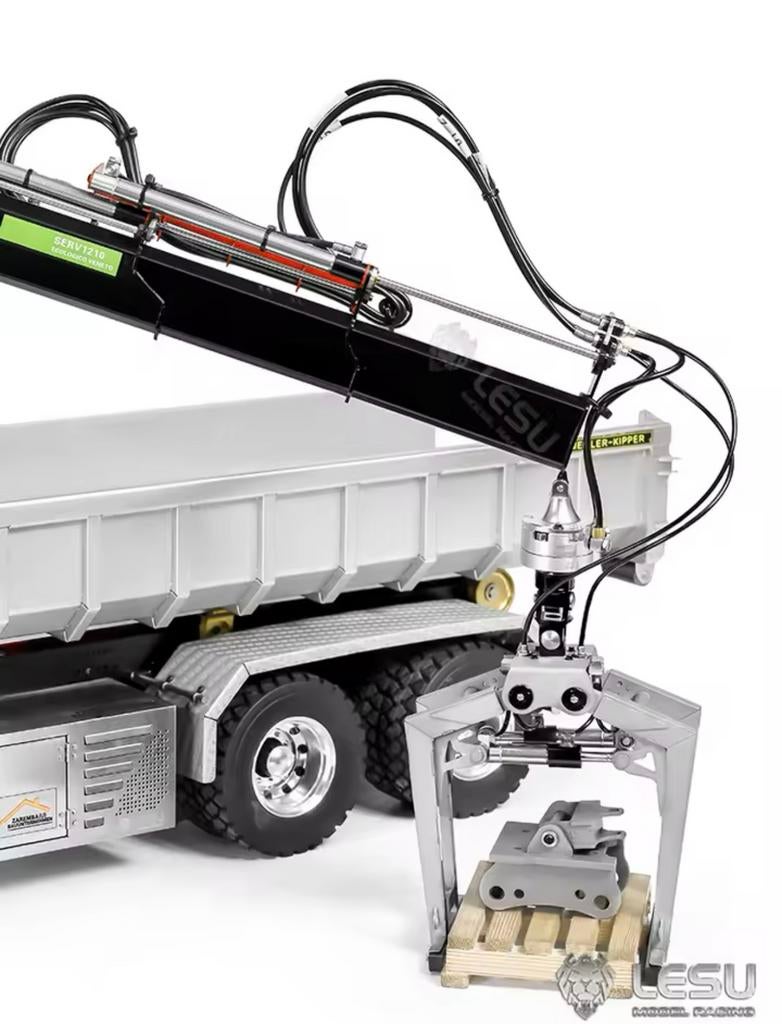Hydraulische stenenklem voor autolaadkraan Lesu RC, Ophalen of Verzenden, Nieuw, Schaal 1:14, Onderdeel